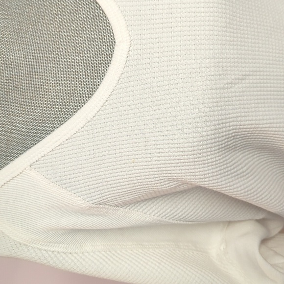 NWOT Free People Santa Clara White Long Sleeve Thermal Shirt - Picture 4 of 6